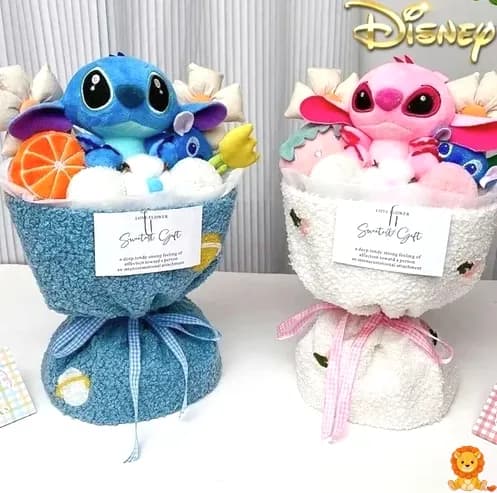 Λούτρινο κουκλάκι Stitch ή Angel, απαλά και χαριτωμένα, ιδανικά για αγκαλιές και παιχνίδι. - View 2