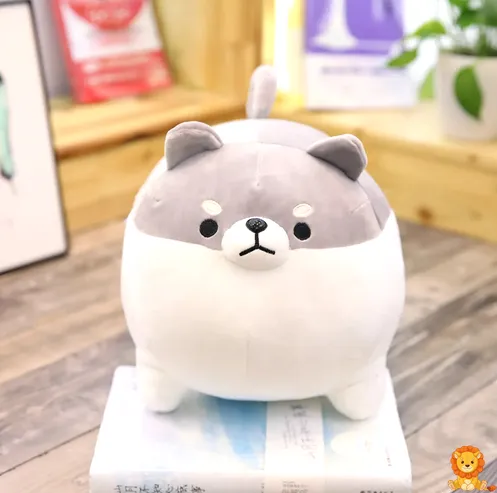 Απαλό μαξιλάρι σκύλου Shiba Inu σε μπεζ χρώμα, με χαριτωμένο πρόσωπο και αφράτη υφή, ιδανικό για αγκαλιές και διακόσμηση. - View 15