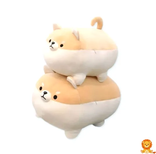 柴犬狗狗毛绒枕头