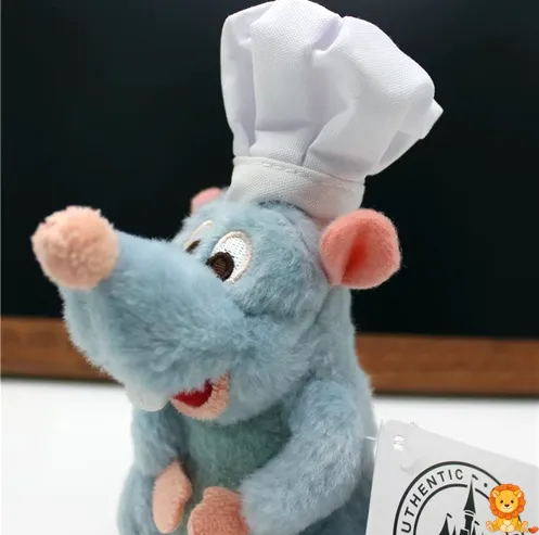 Peluche de Ratatouille Rémy con imanes, ideal para decorar o jugar. Rémy lleva su gorro de chef y una expresión amigable. - View 10