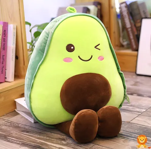 Peluche avocat mignon pour fille - View 3