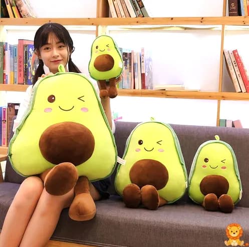 Peluche avocat mignon pour fille - View 6