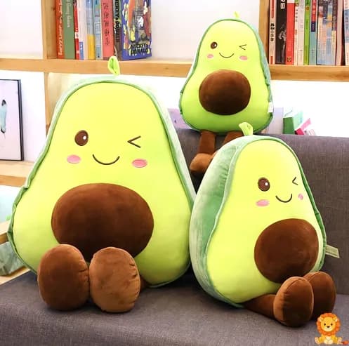 Peluche avocat mignon pour fille - View 7