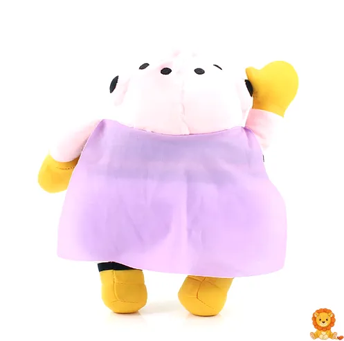 Peluche de Majin Boo de Dragon Ball Z, con su característica sonrisa y capa, ideal para coleccionar o regalar a fans del anime. - View 4
