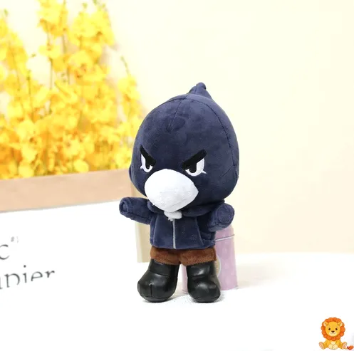 Brawl Stars Crow peluş oyuncak, detaylı işçilik, yumuşak doku, canlı renkler, koleksiyonluk Brawl Stars karakteri. - View 2