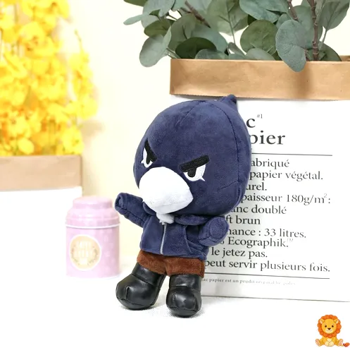 Brawl Stars Crow peluş oyuncak, detaylı işçilik, yumuşak doku, canlı renkler, koleksiyonluk Brawl Stars karakteri. - View 3
