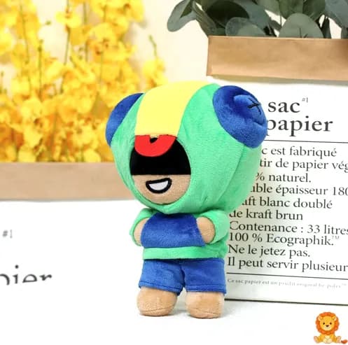 Brawl Stars karakteri Léon'un detaylı ve yüksek kaliteli peluş oyuncak versiyonu. Yumuşak malzemeden yapılmış, canlı renklere sahip ve orijinal lisanslı. - View 2