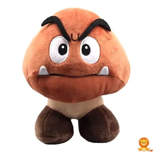 悪いキノコのマリオのぬいぐるみ