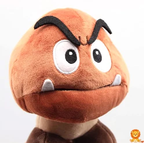 ตุ๊กตาเห็ดร้ายจากเกมมาริโอ สีม่วง มีดวงตาสีดำขนาดใหญ่ ปากบึ้ง แสดงสีหน้าไม่พอใจ เหมาะสำหรับเป็นของสะสมหรือของขวัญ - View 2