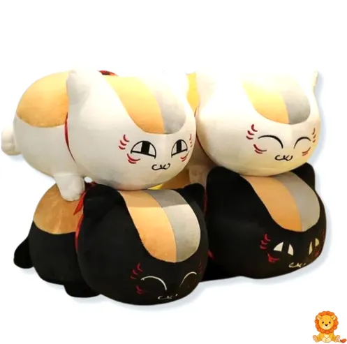 Valkoinen Nyanko Sensei -kissa pehmolelu