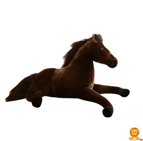 حصان بني لطيف محشو