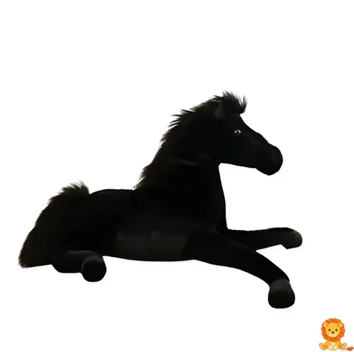حصان أسود قطيفة