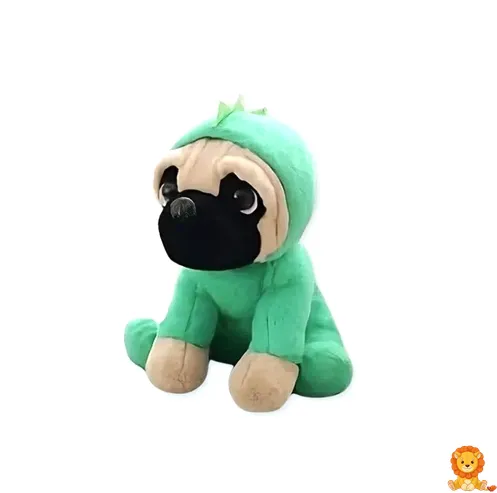 Ayam boneka berpakaian dinosaurus
