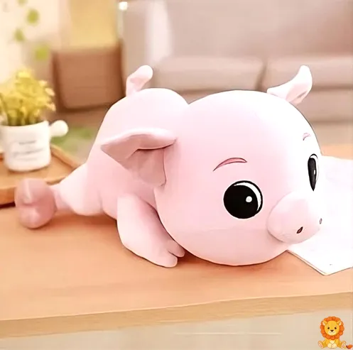 Kuscheliges Schweinchen Plüschtier, superweich und in verschiedenen Größen erhältlich, perfekt zum Kuscheln und Liebhaben. - View 4