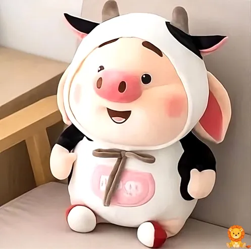 Entzückendes Kawaii Schwein Plüschtier, superweich und in verschiedenen Größen erhältlich, perfekt zum Kuscheln und als Dekoration. - View 2