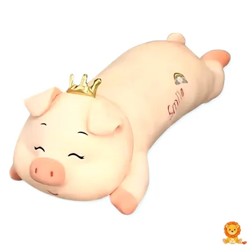 König Schwein Plüschtier