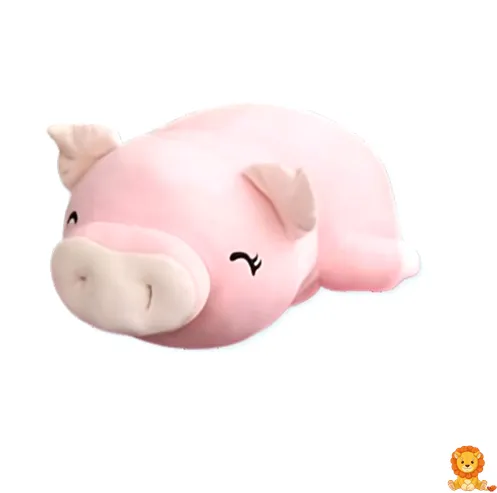 Fröhliches rosa Schweinchen Plüsch