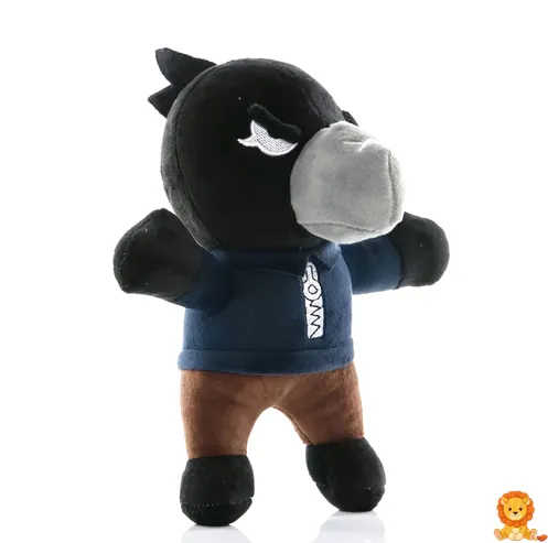ตุ๊กตาอีกาจาก Brawl Stars สีดำและม่วง, รายละเอียดปักอย่างดี, นุ่มน่ากอด, เหมาะสำหรับแฟนเกม Brawl Stars ทุกวัย - View 2