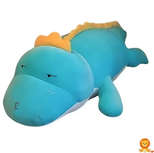 Dinosaurus biru gebu yang comel
