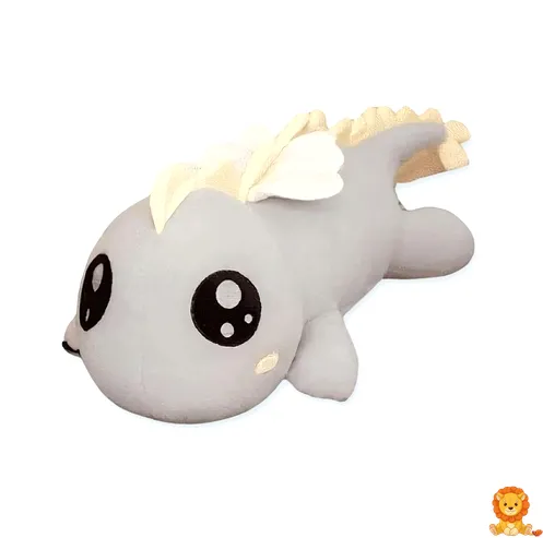 ตุ๊กตาไดโนเสาร์สีเทาตัวใหญ่