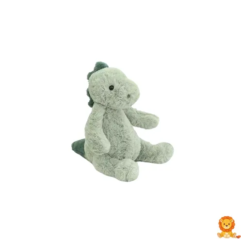 ตุ๊กตาไดโนเสาร์สีเขียวขนนุ่มพิเศษ