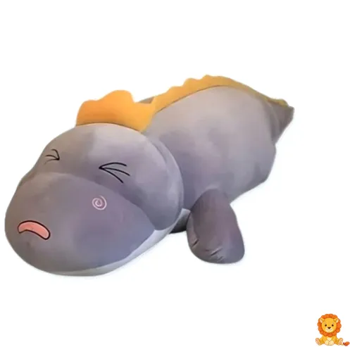 Dinosaurus ungu ungu comel