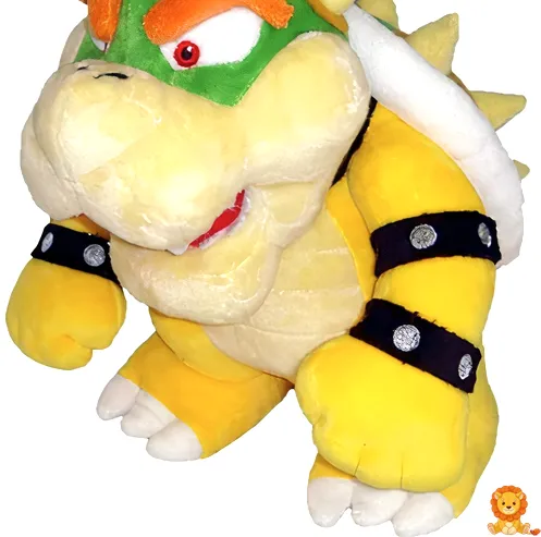Bowser 马里奥龙毛绒玩具，细节丰富，采用优质材料制成，非常适合拥抱或展示，是马里奥粉丝的完美礼物。 - View 2