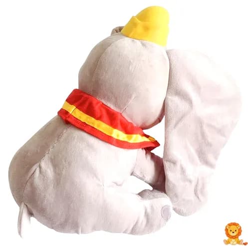 Peluche Dumbo Elefant, cu urechi mari și zâmbet prietenos, perfectă pentru îmbrățișări și joacă. - View 3
