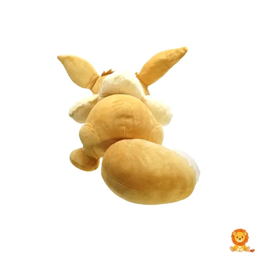 Obří spící plyšák Eevee o velikosti 50 cm. Eevee leží a spí, má zavřené oči a je vyroben z měkkého plyše. Ideální pro mazlení a jako dekorace do pokoje. - View 3