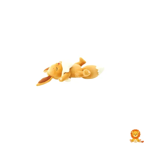 Plyšová hračka Eevee spící, 25 cm, roztomilý Pokémon s zavřenýma očima, ideální pro mazlení a dekoraci. - View 5