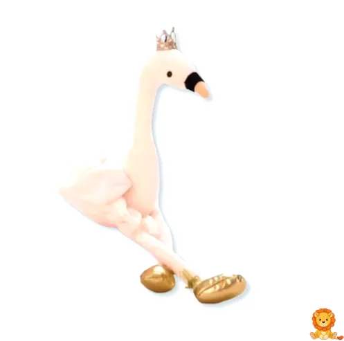 Flamenco Blanco de Peluche