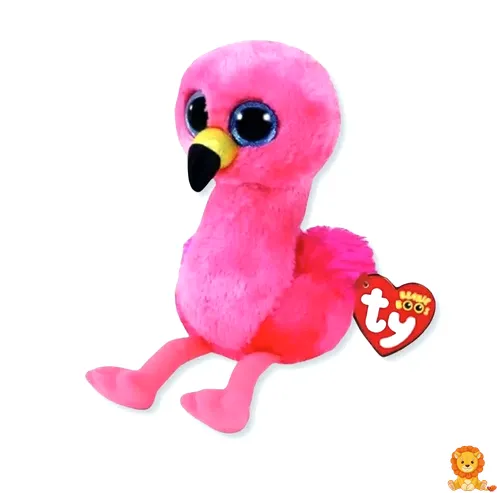 Flamenco rosa de peluche TY