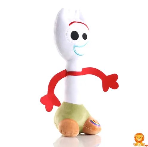 Peluche Fourchette de Toy Story, con detalles bordados, brazos limpiapipas y una expresión adorable. - View 4