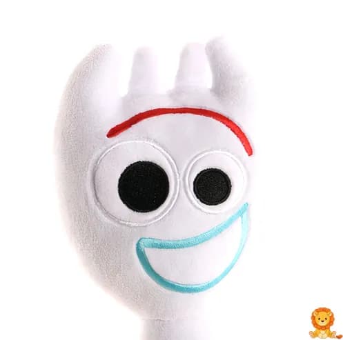 Peluche Fourchette de Toy Story, con detalles bordados, brazos limpiapipas y una expresión adorable. - View 6