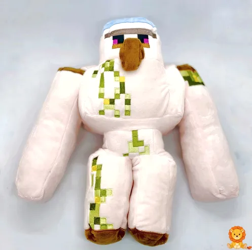 튼튼한 마인크래프트 골렘을 재현한 고품질 봉제인형. 껴안고 놀기 완벽하며 마인크래프트 팬에게 훌륭한 선물입니다. - View 2