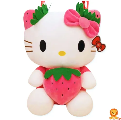可爱草莓凯蒂猫毛绒玩具