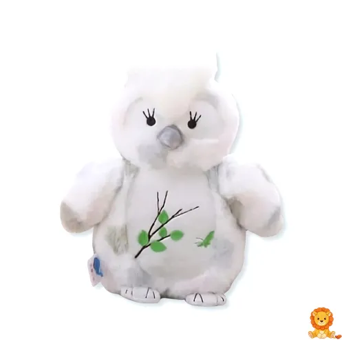 可爱猫头鹰毛绒玩具