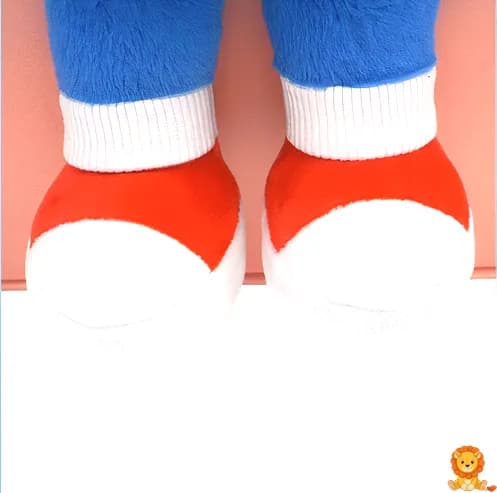 Sevimli Sonic Kirpi peluş oyuncak, parlak gözleri ve yumuşak dokusuyla çocukların ve Sonic hayranlarının favorisi olacak. - View 5
