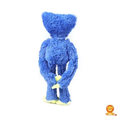 Mavi veya pembe renkte, korkunç görünümlü Huggy Wuggy peluş oyuncak. Çocuklar ve koleksiyoncular için ideal, benzersiz ve ürkütücü tasarım. - View 8