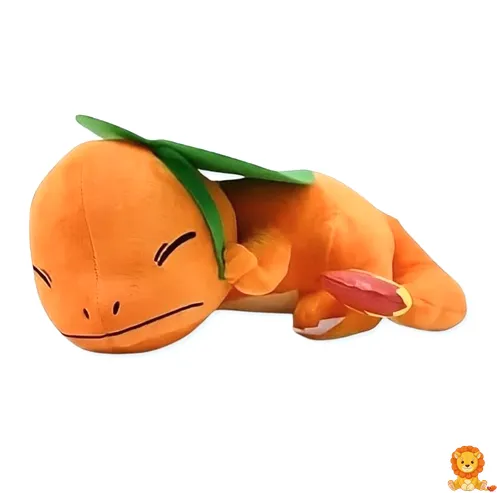可爱的小火龙毛绒睡姿玩偶