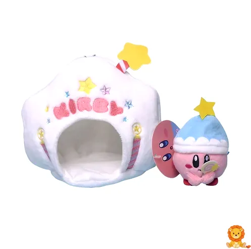 Kirby de pluș în steaua lui albă