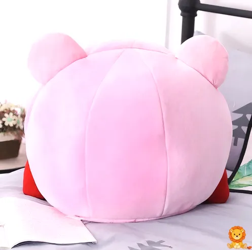 Ağzı kocaman açık, pembe renkli, sevimli Kirby peluş oyuncak. Yumuşak dokusu ve eğlenceli tasarımıyla öne çıkıyor. - View 3