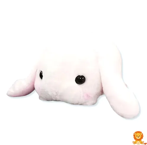 กระต่ายขาวตุ๊กตานอน