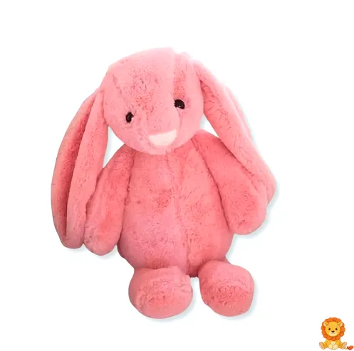 ตุ๊กตากระต่ายสีชมพูน่ารัก