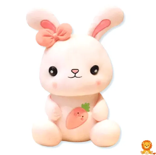 กระต่ายชมพู ตุ๊กตาน่ารักมาก