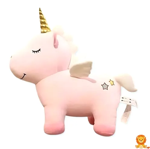 粉色独角兽毛绒玩具
