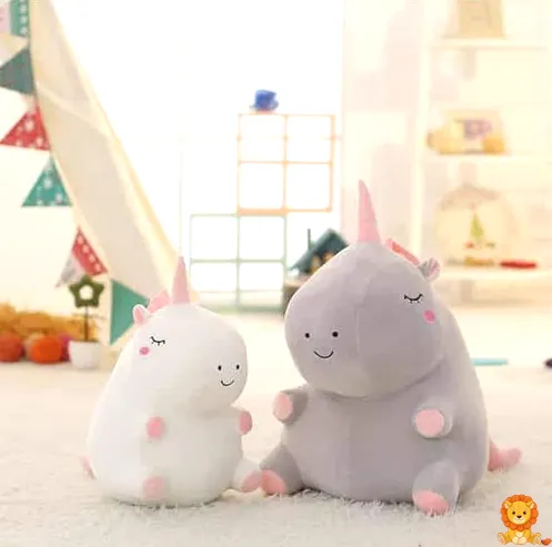 Peluche licorne super douce blanche - View 7