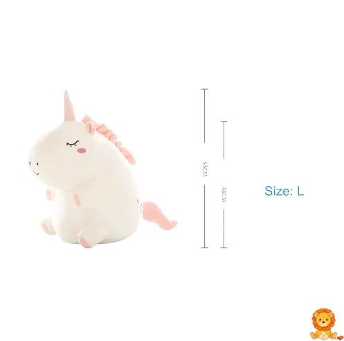 Peluche licorne super douce blanche - View 10