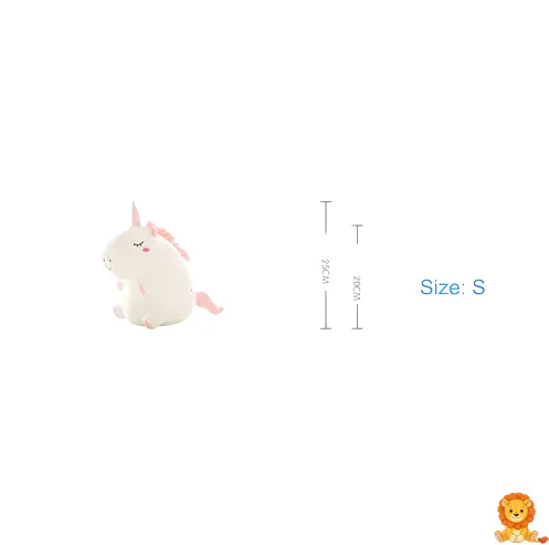 Peluche licorne super douce blanche - View 11
