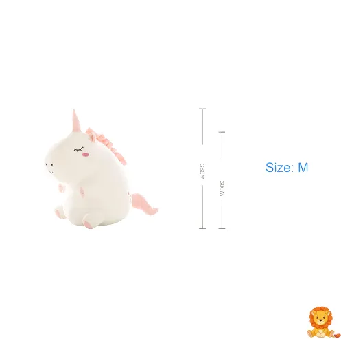 Peluche licorne super douce blanche - View 12